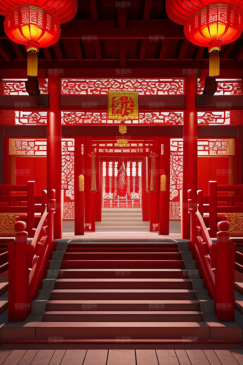 红门巍峨古韵与庄重的完美融合