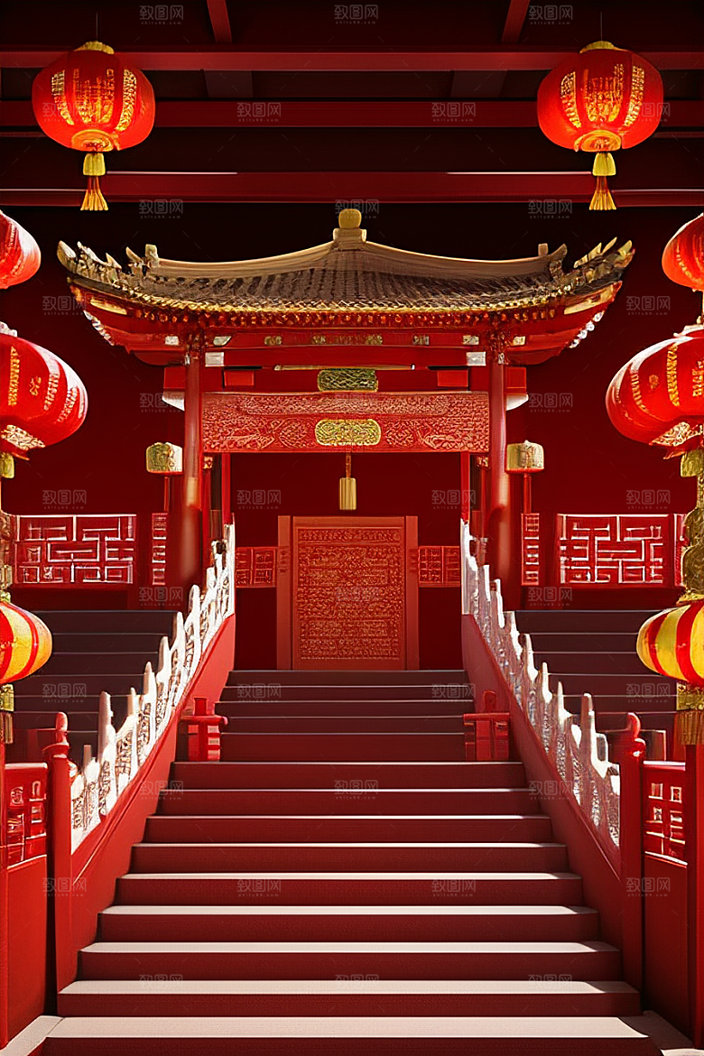喜庆婚礼浪漫场景梦幻装扮
