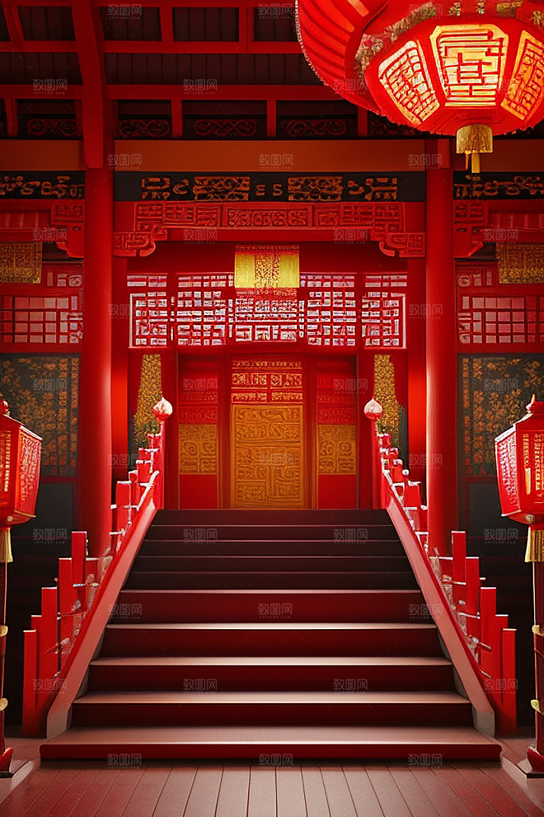 喜庆婚礼浪漫场景梦幻装扮