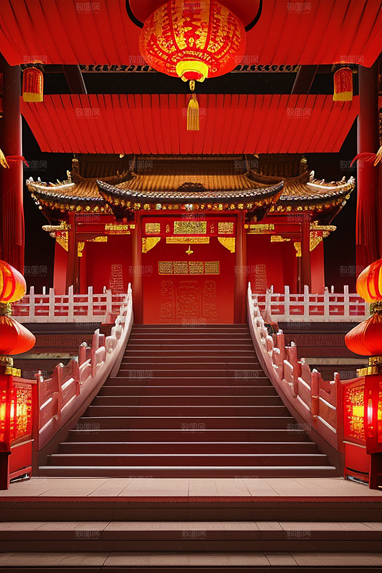 喜庆婚礼浪漫场景梦幻装扮