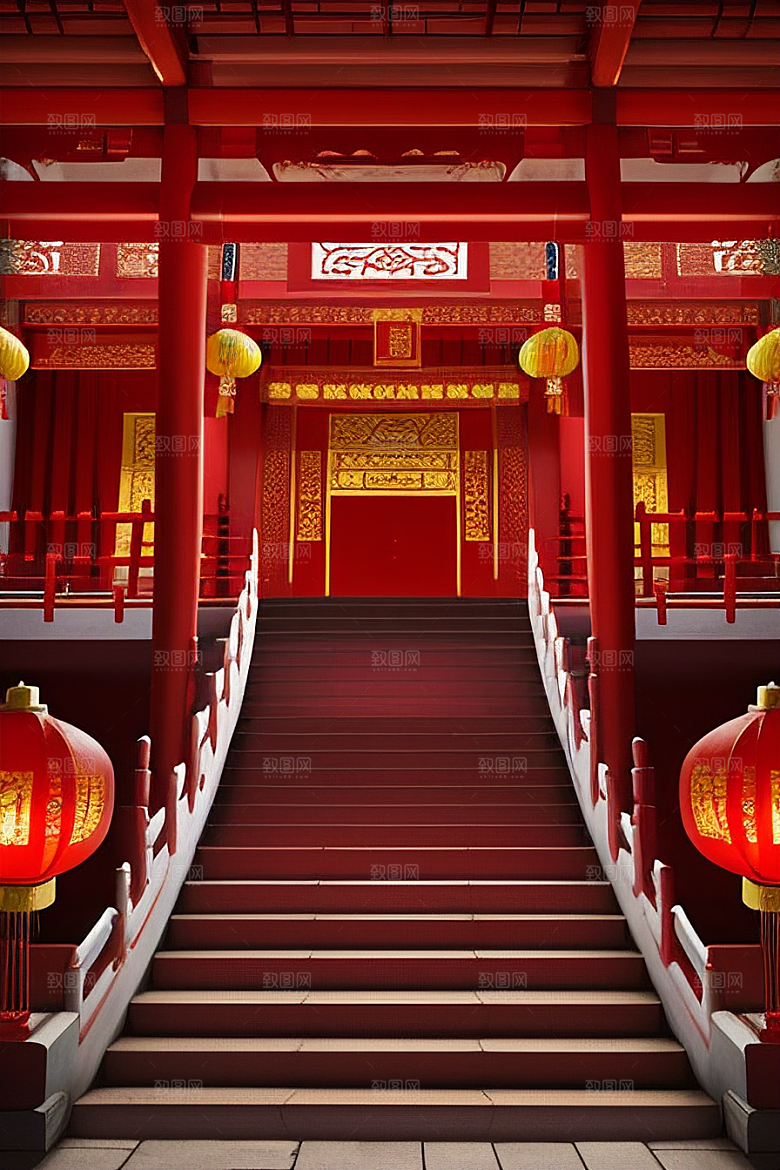 喜庆婚礼浪漫场景梦幻装扮