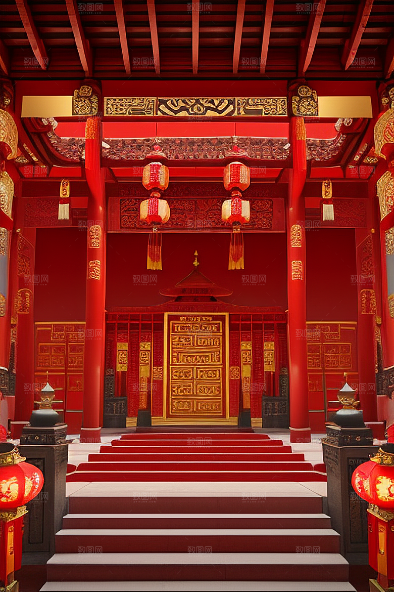 喜庆婚礼浪漫场景梦幻装扮