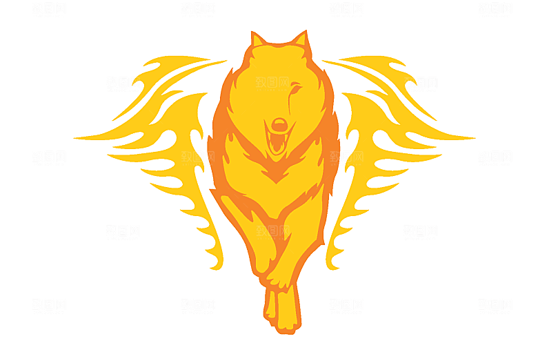 卡通矢量老虎素材元素png