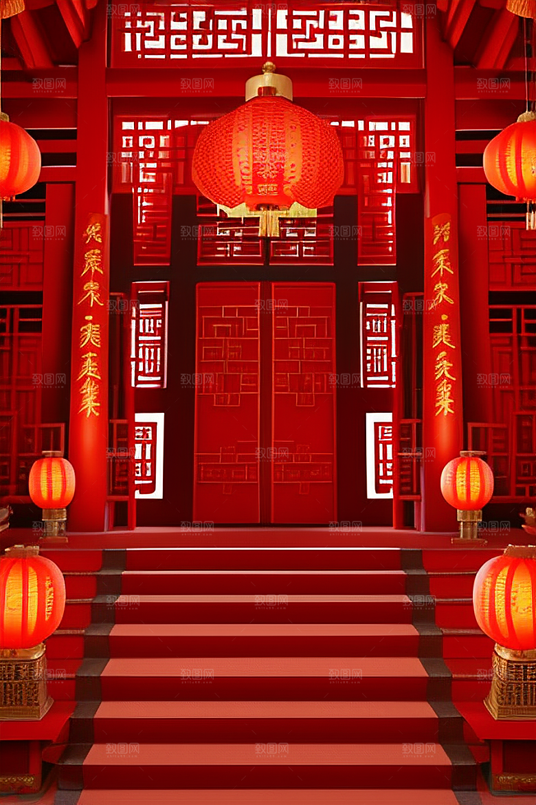 中国雕刻门楼复杂雕刻展现华美工艺