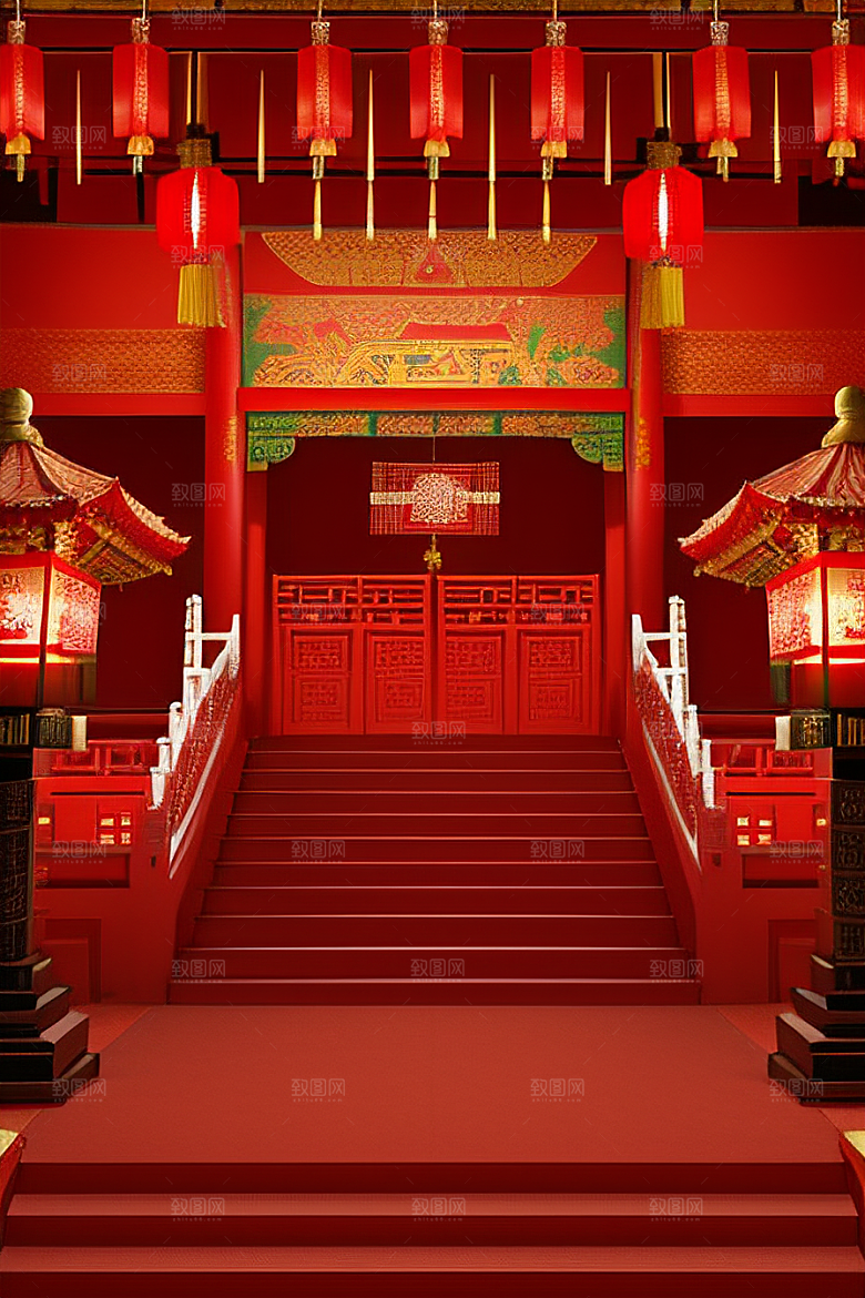中国雕刻门楼复杂雕刻展现华美工艺