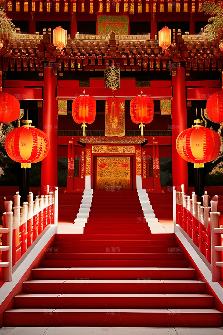 中国雕刻门楼复杂雕刻展现华美工艺