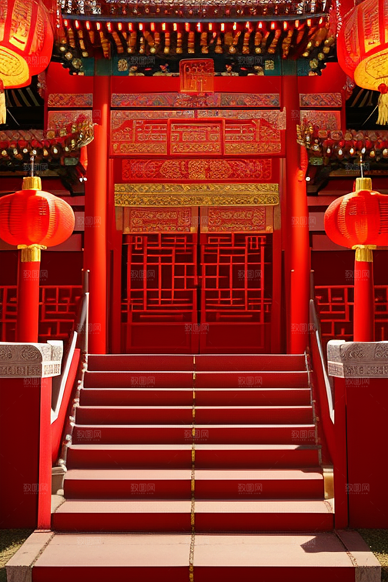 红门巍峨古韵与庄重的完美融合