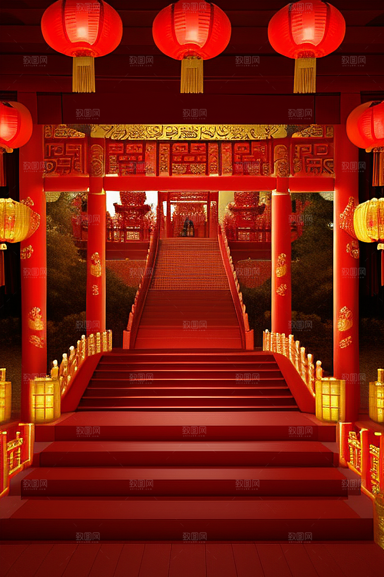 红门巍峨古韵与庄重的完美融合