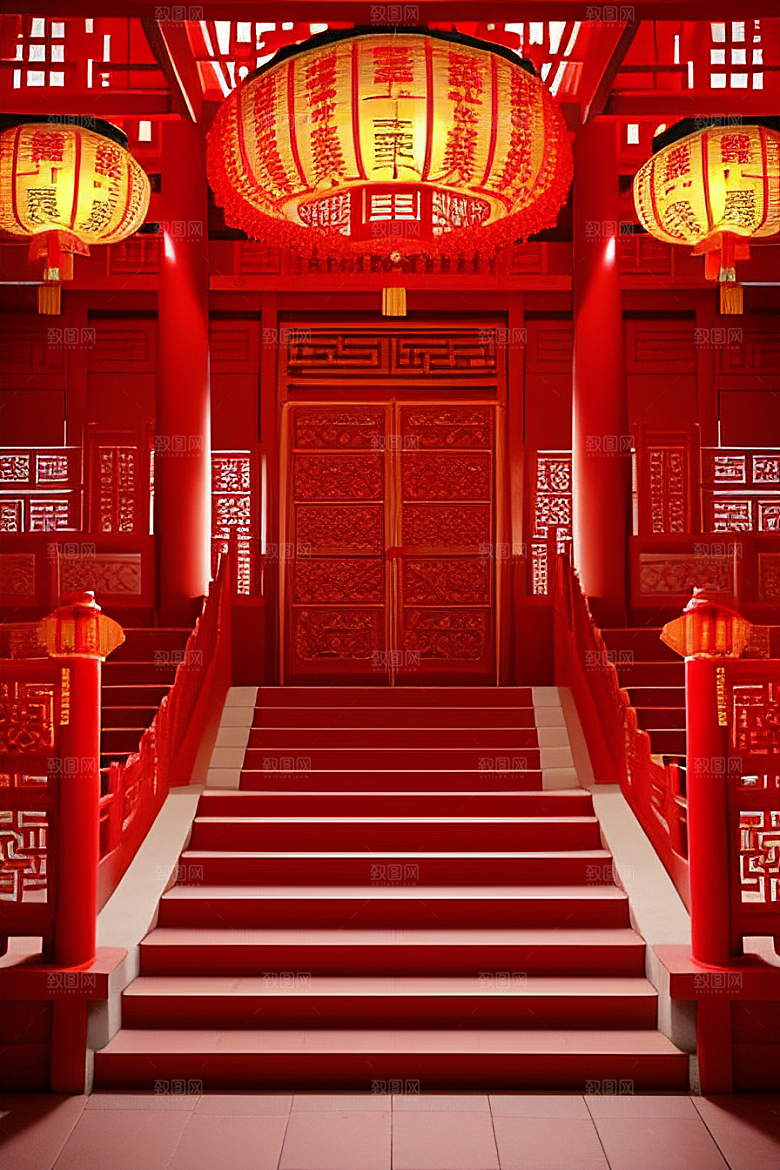 喜庆婚礼浪漫场景梦幻装扮
