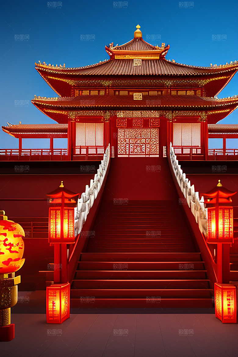 喜庆婚礼浪漫场景梦幻装扮