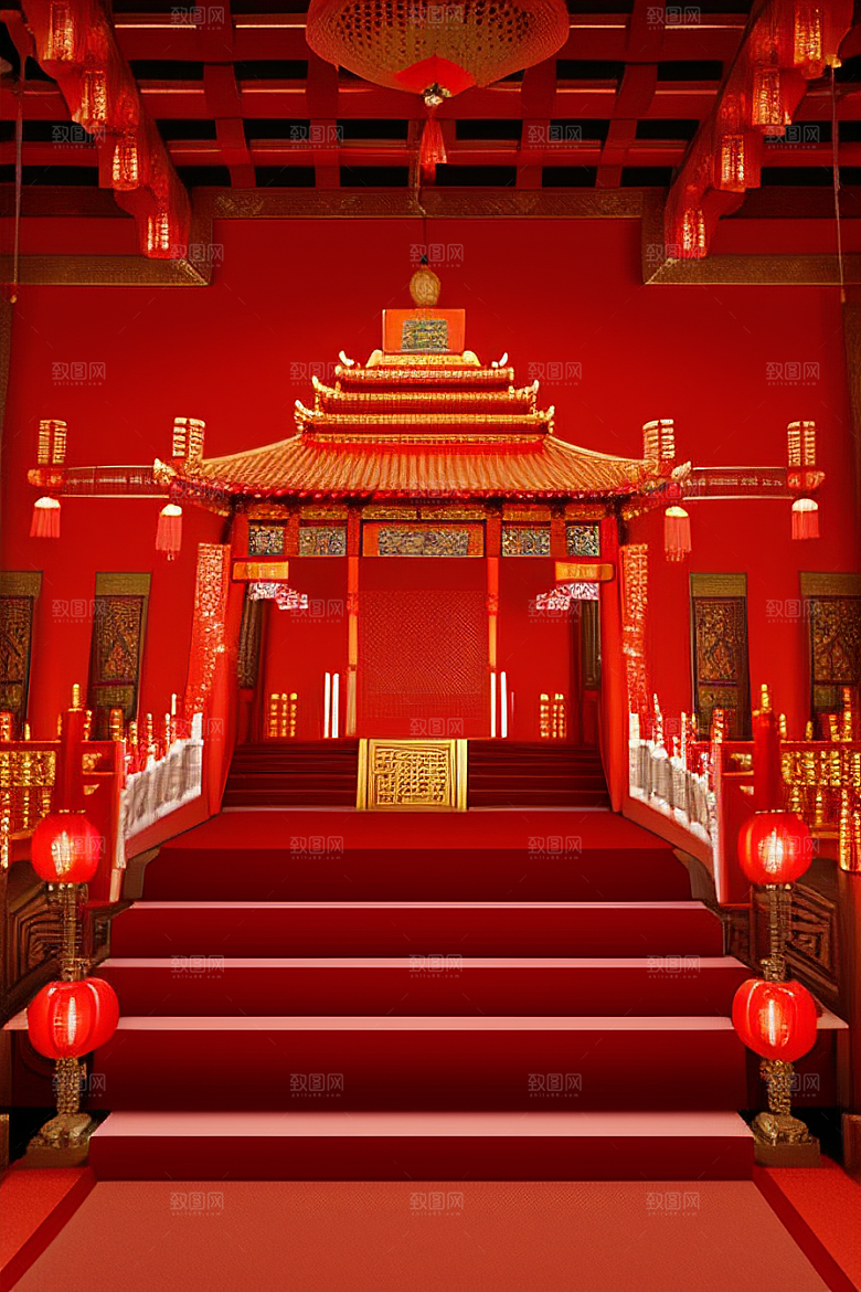 喜庆婚礼浪漫场景梦幻装扮
