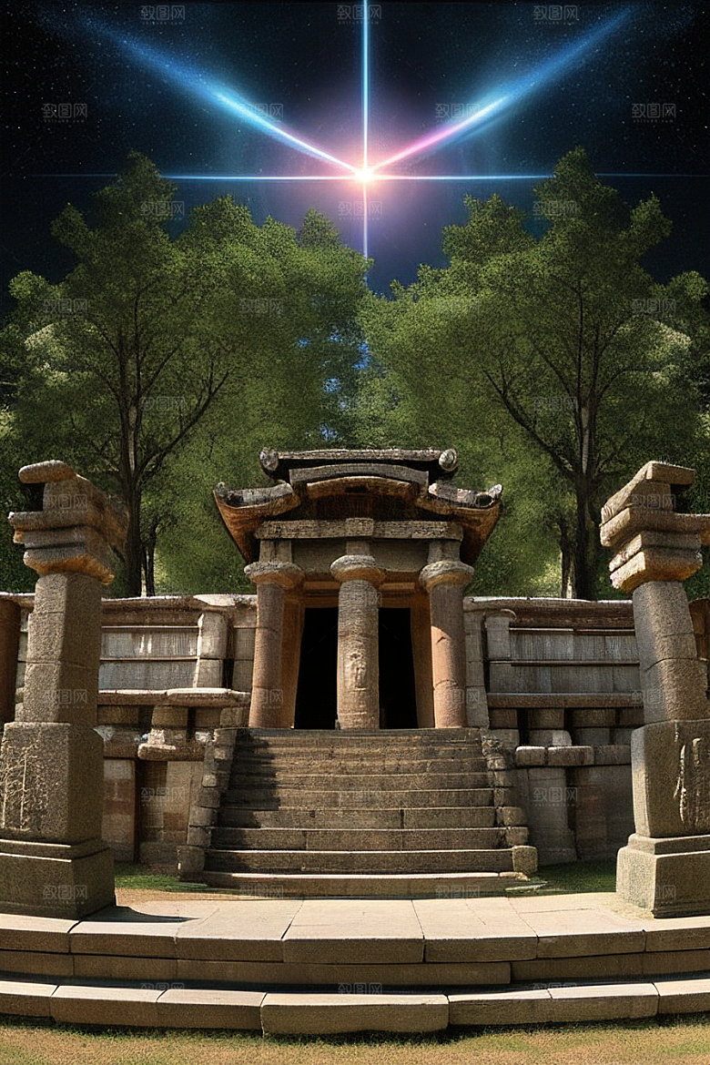 神秘量子宫殿的壮丽景观