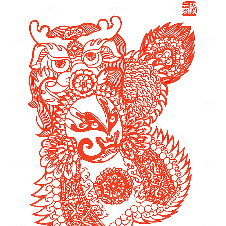 京剧人物剪影素材