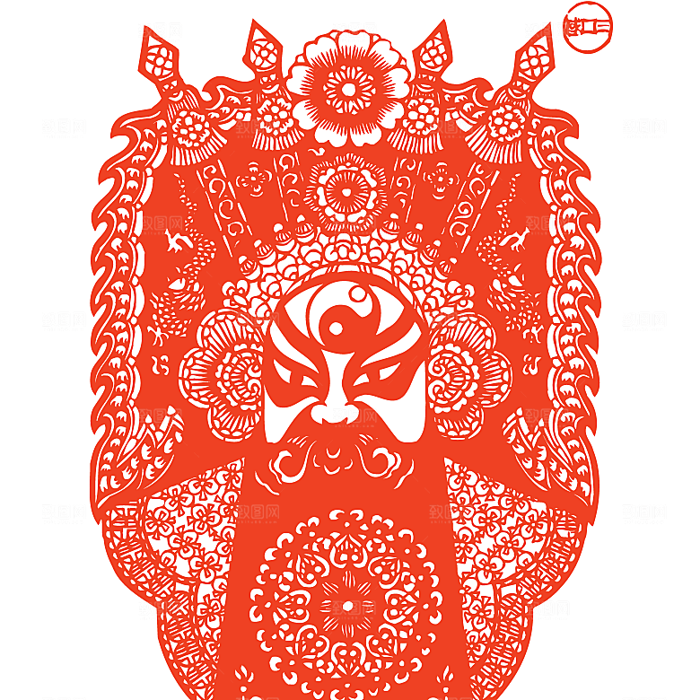 矢量京剧脸谱矢量素材