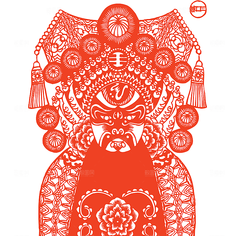 矢量京剧脸谱矢量素材