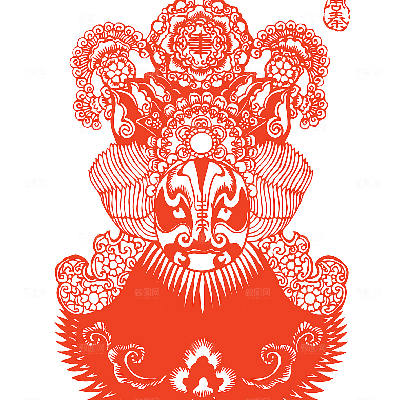 矢量京剧脸谱矢量素材