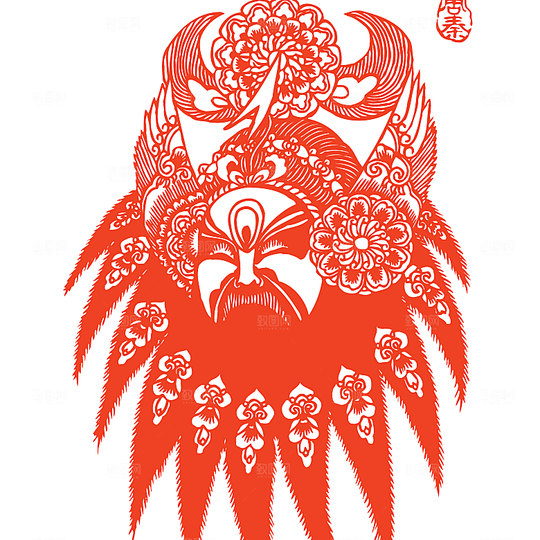 矢量京剧脸谱矢量素材
