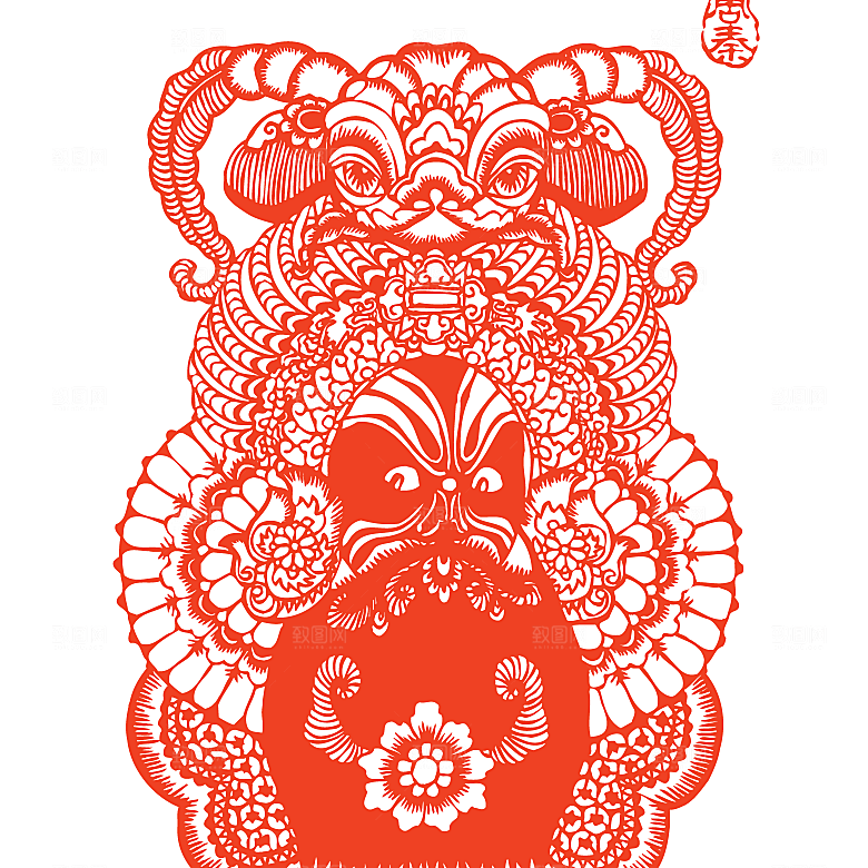 矢量京剧脸谱矢量素材