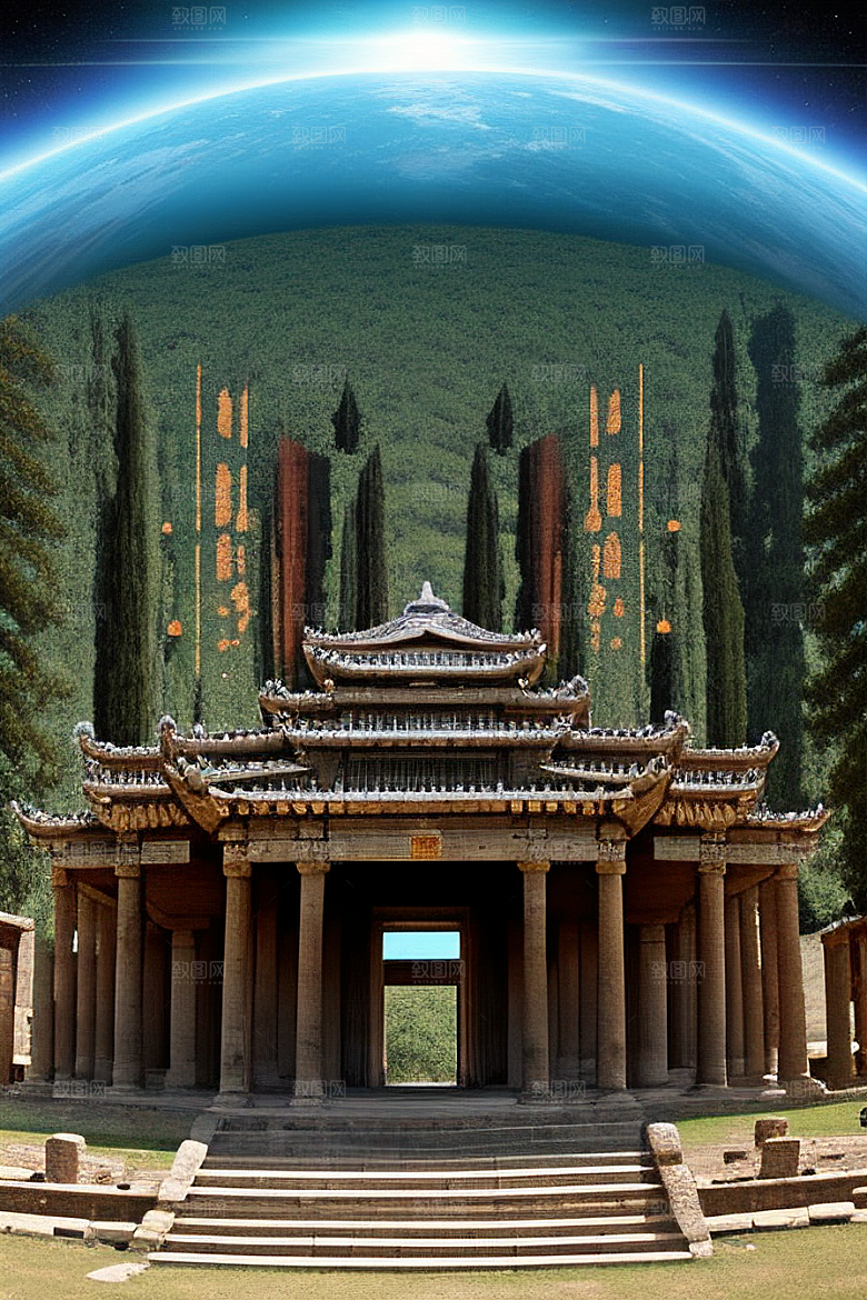古老神圣之地的能量核心