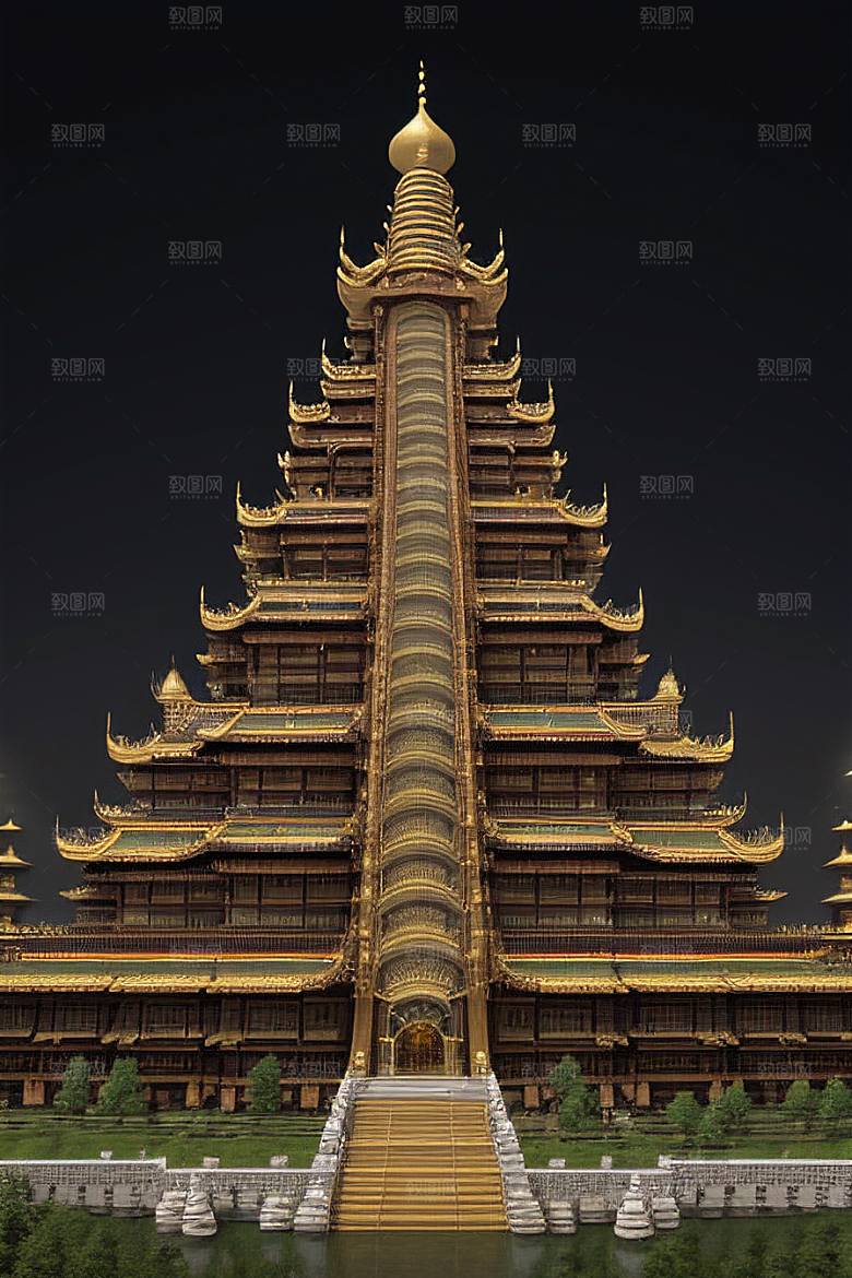 梦幻世界中的巨大王座
