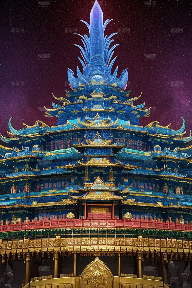 超乎想象的仙境宫殿