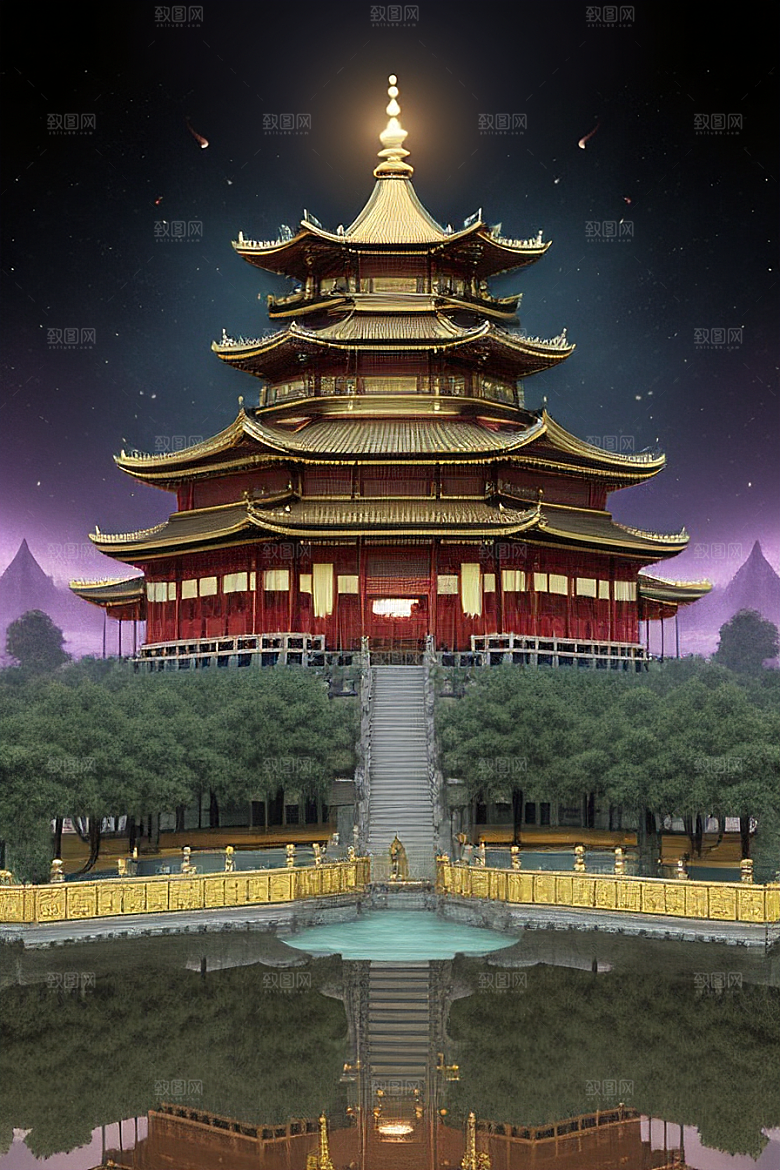 梦幻世界中的巨大王座