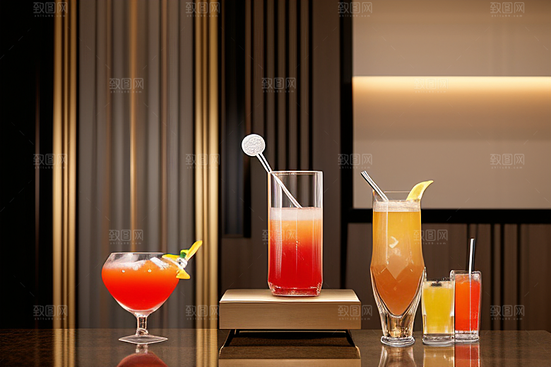 浅粉红色鸡尾酒杯法式浪漫的完美诠释