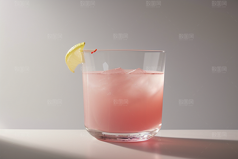 雾灰色鸡尾酒杯时尚与简约的唯美壁纸