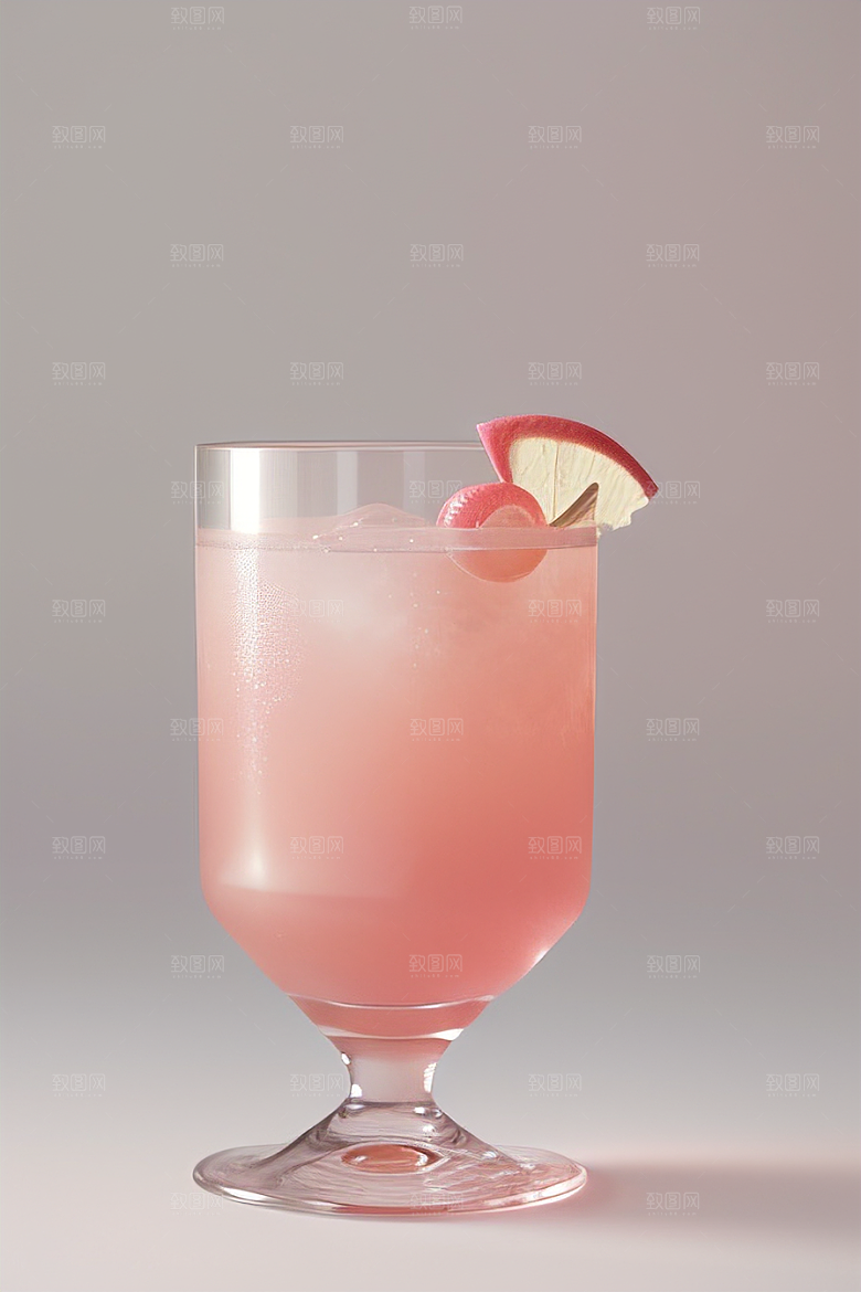 雾灰色鸡尾酒杯时尚与简约的唯美壁纸