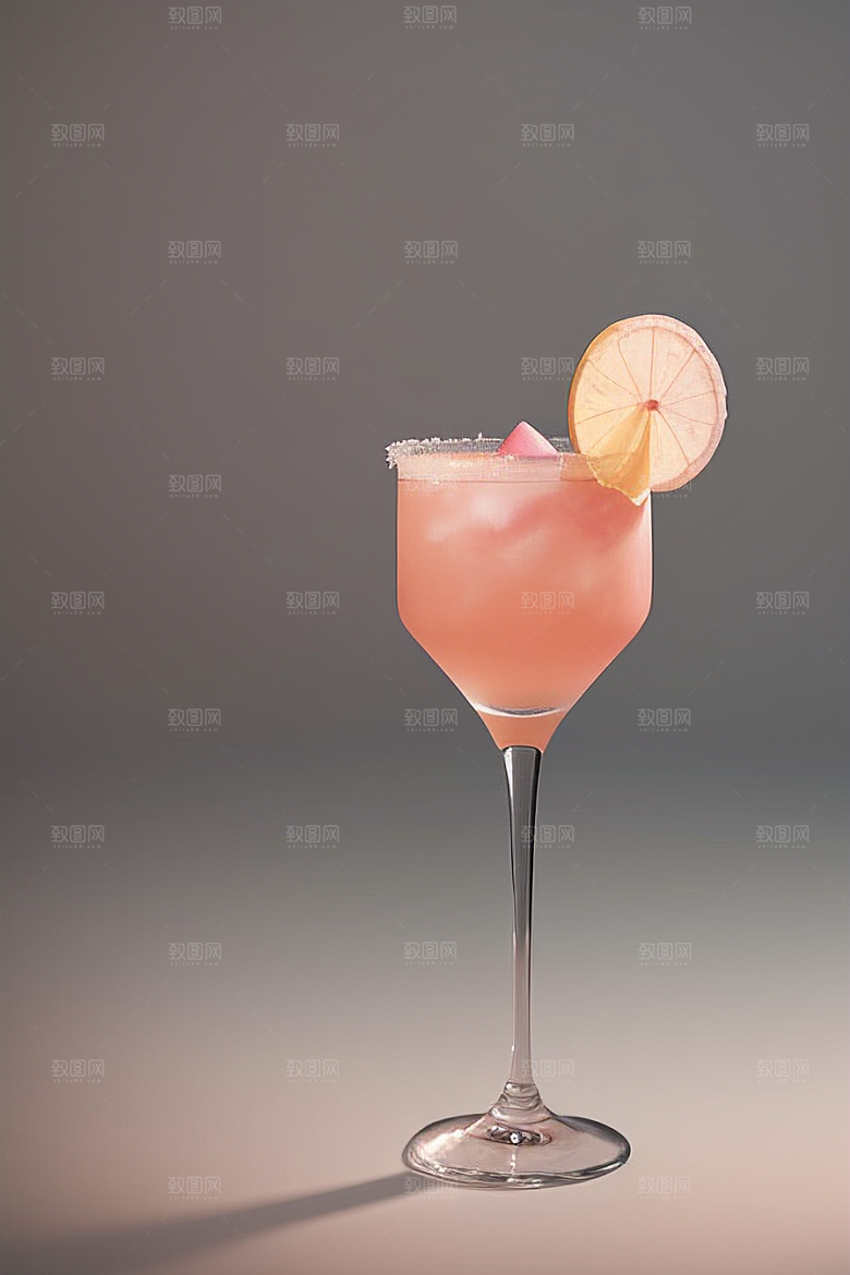 雾灰色鸡尾酒杯唯美壁纸的光影魅力