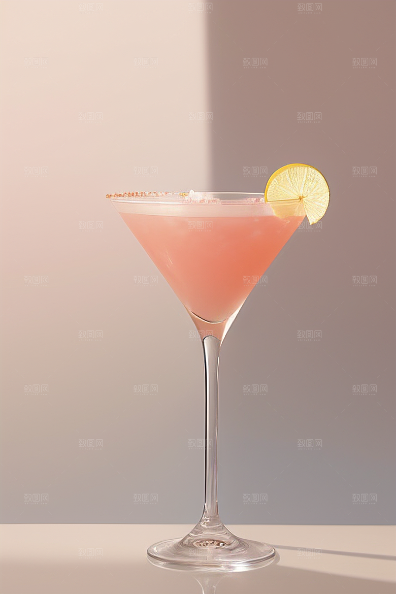 雾灰色鸡尾酒杯唯美壁纸的光影魅力
