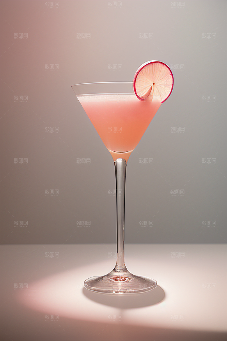 雾灰色鸡尾酒杯唯美壁纸的光影魅力