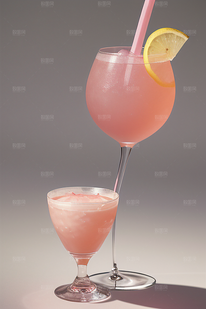 雾灰色鸡尾酒杯唯美壁纸的光影魅力