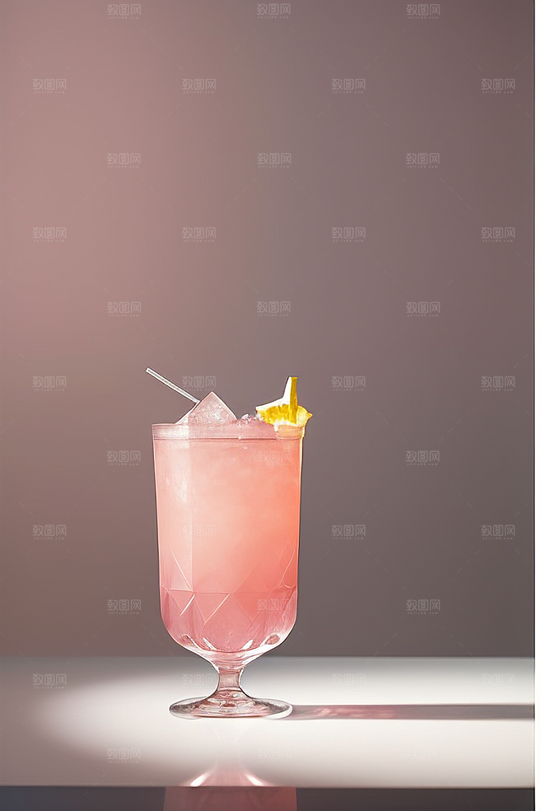 雾灰色鸡尾酒杯唯美壁纸的光影魅力