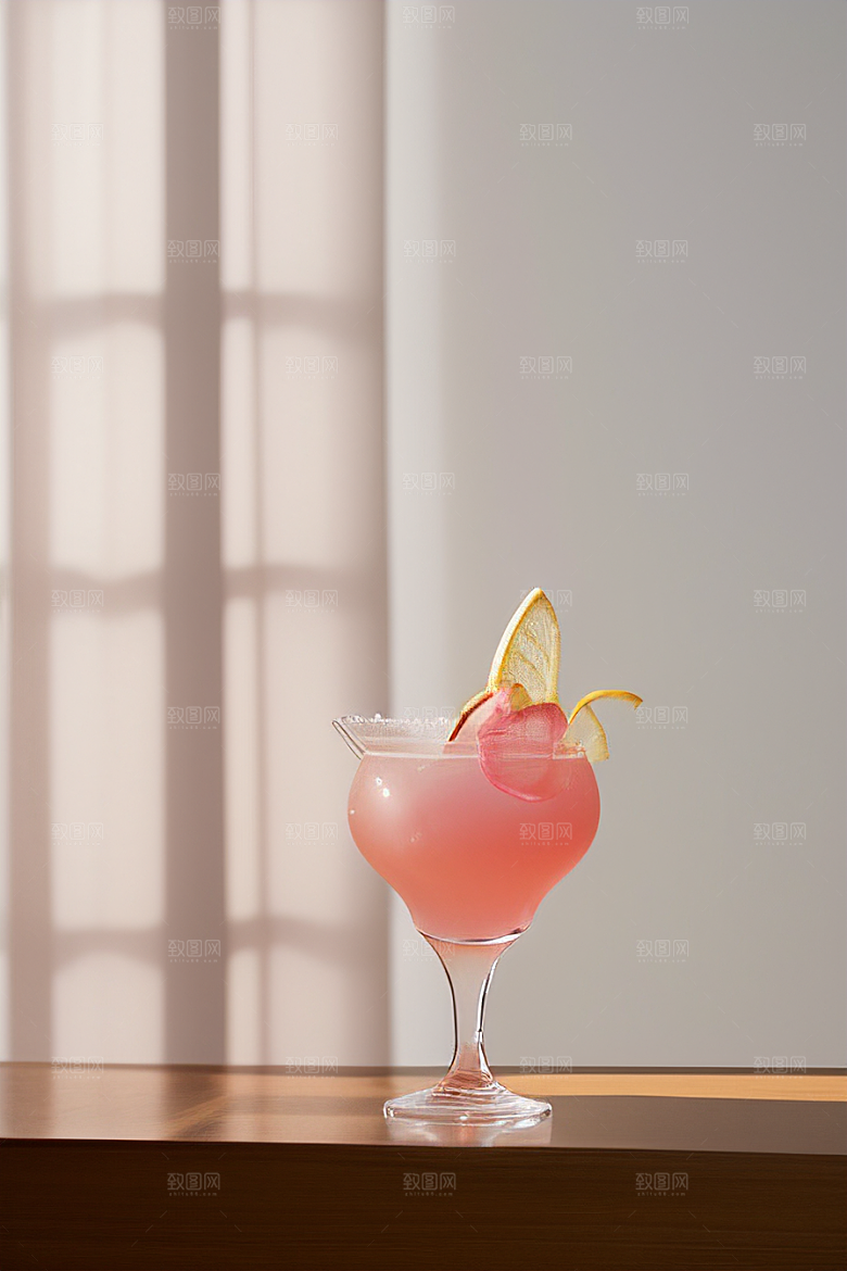 雾灰色鸡尾酒杯唯美壁纸的光影魅力