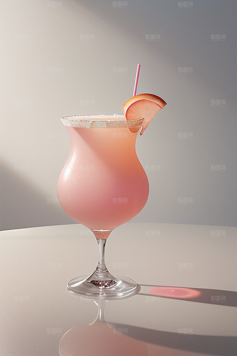 雾灰色鸡尾酒杯唯美壁纸的光影魅力