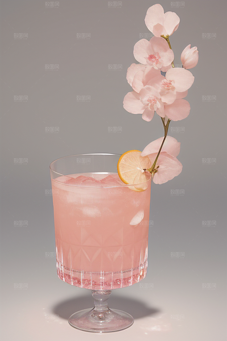 雾灰色鸡尾酒杯唯美壁纸的光影魅力
