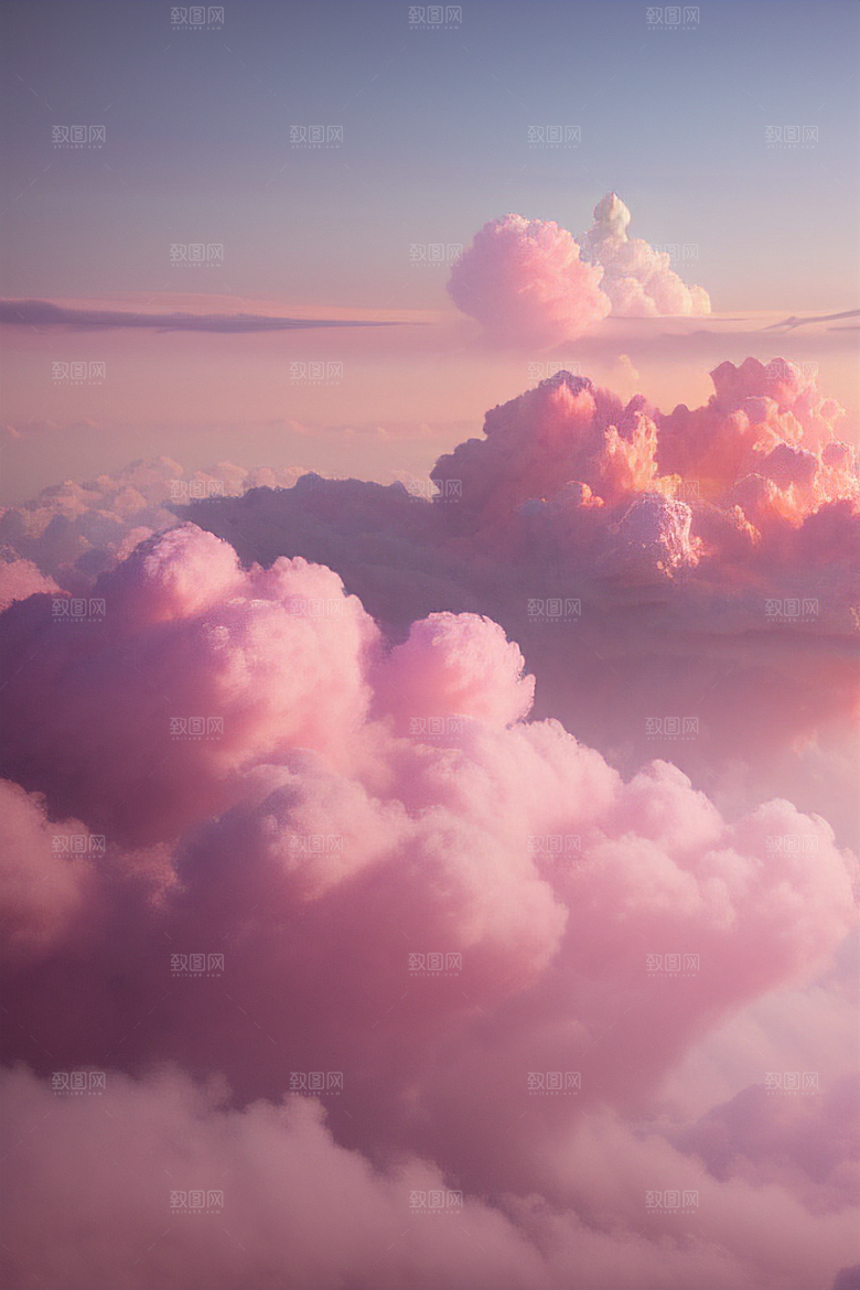 浩瀚壮丽的绘画云端中的三座绝美宫殿