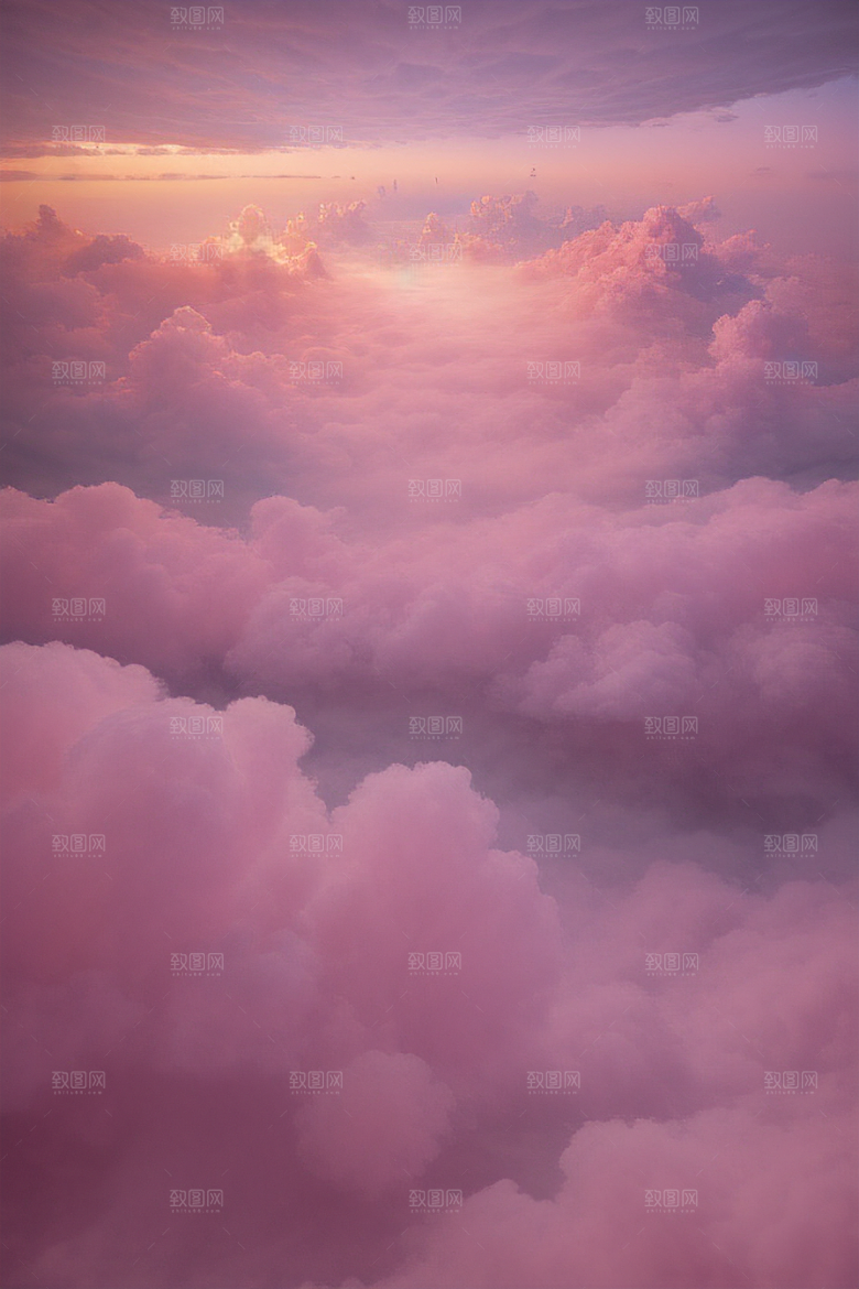 梦幻景象展现水流如瀑的壮丽云端宫殿