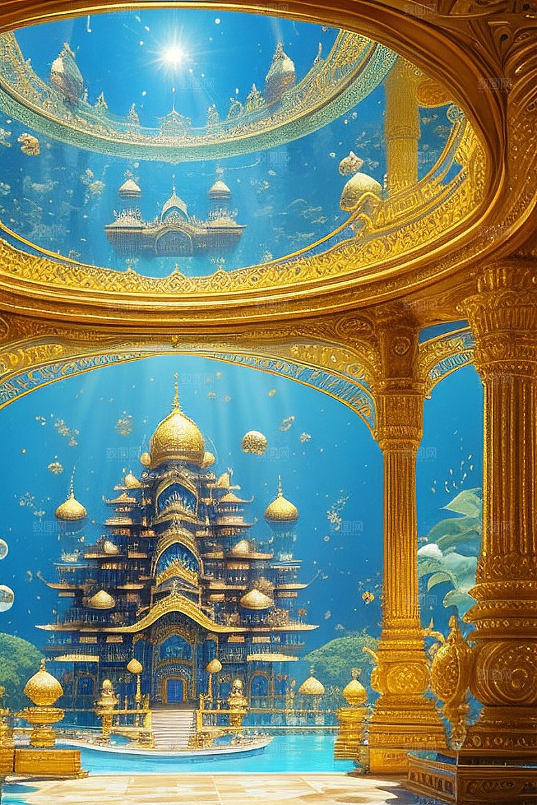 金色宫殿精雕细琢