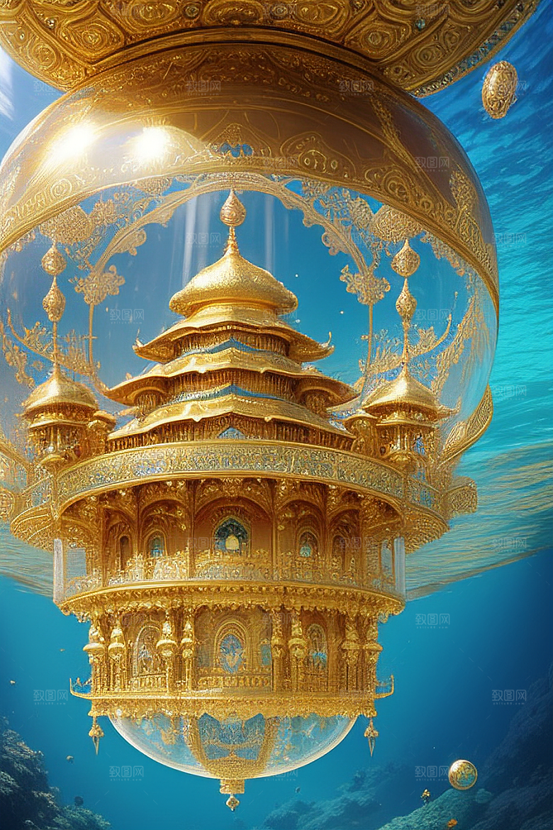 金色宫殿精雕细琢