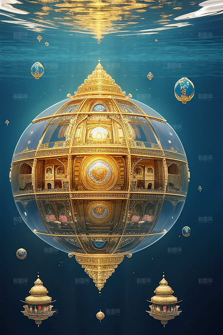 金色宫殿精雕细琢