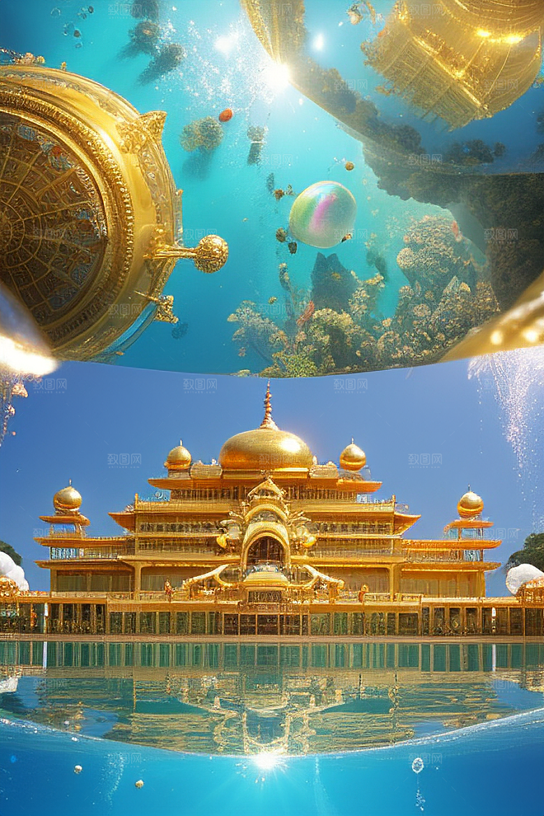 巨型气泡下的梦幻宫殿之旅