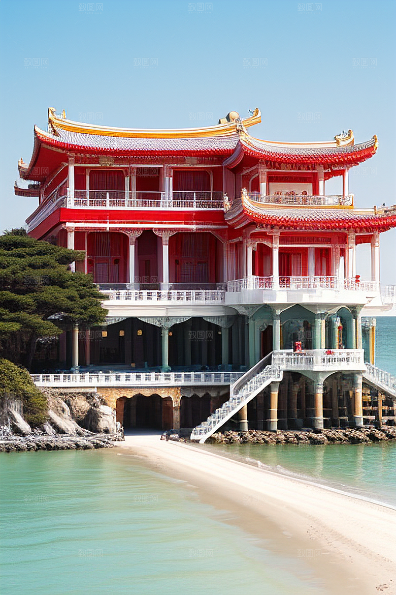 宜人海滨宫殿的阳光世界