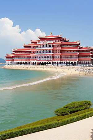 宜人海滨宫殿的阳光世界