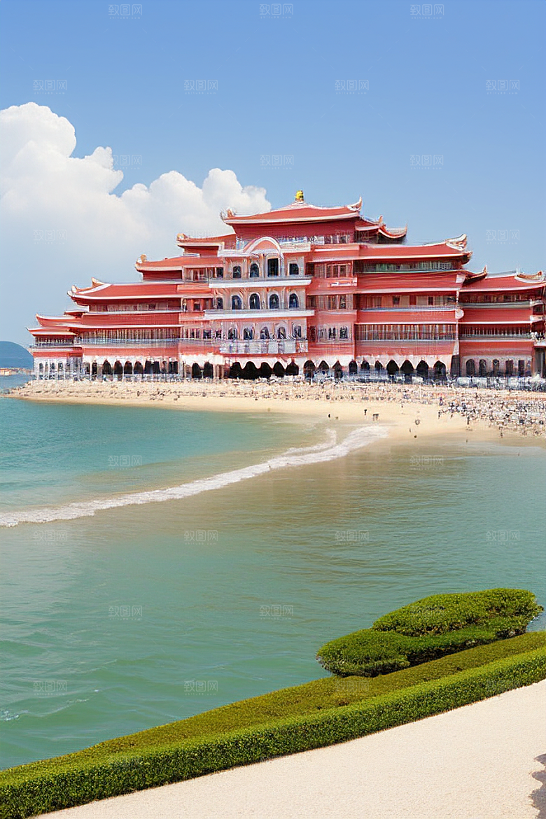 宜人海滨宫殿的阳光世界