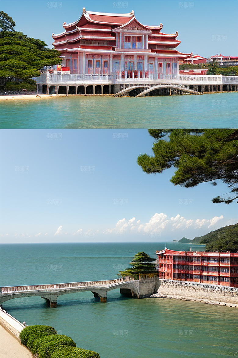 宜人海滨宫殿的阳光世界