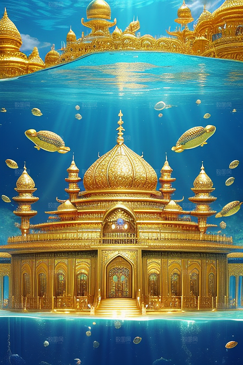 金色宫殿精雕细琢