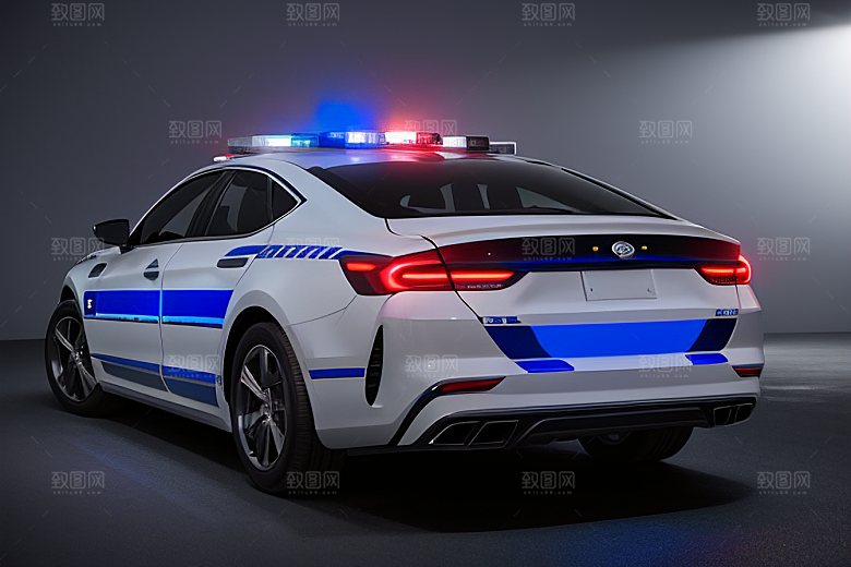 浅灰色警车的真实记录