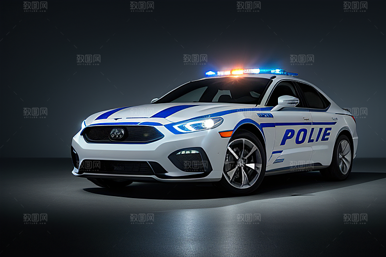 浅灰色警车的真实记录